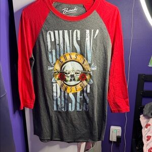 Guns N’Roses Bravado Red and Gray Tee